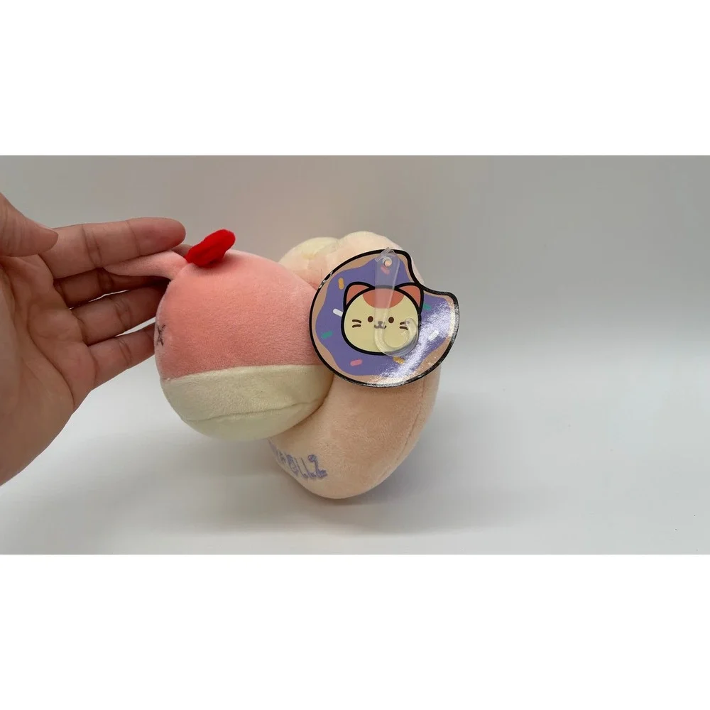 Anirollz Pandaroll Donut Plush Purple Sprinkles Kawaii Stuffed Animal New